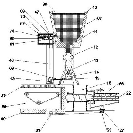 Peat drying and dewatering device capable of adjusting treatment mode according to water content