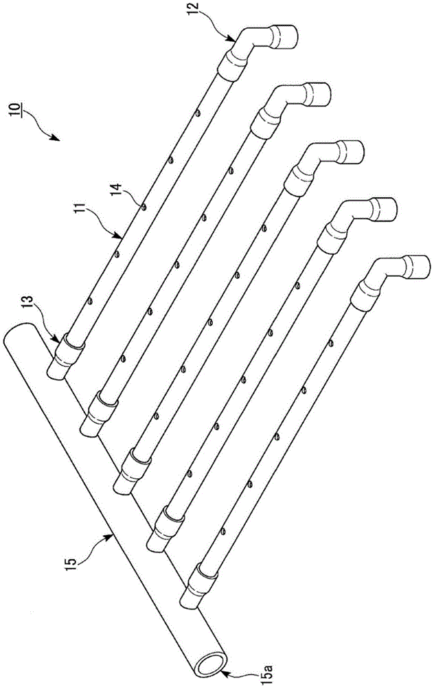 Aeration device, operation method therefor, and water treatment apparatus