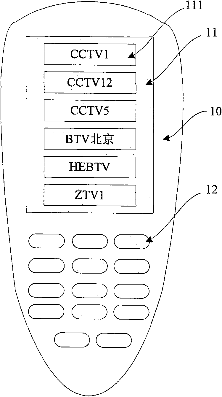 Television channel identification information loading method and television and remote controller thereof