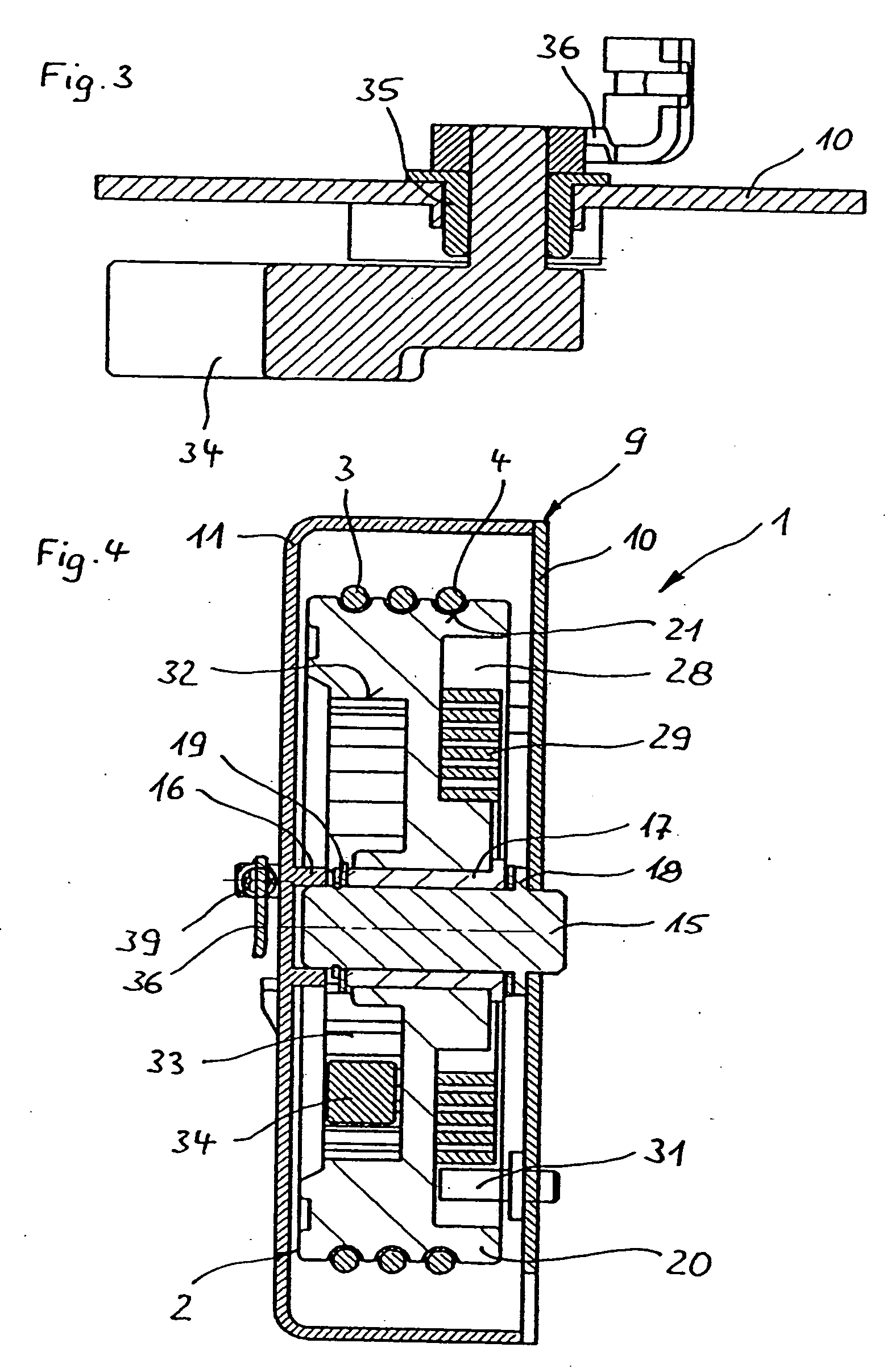 Unit for synchronous extension and retraction of two wire segments, and a motor vehicle having such a unit