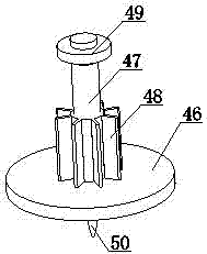 End mill based shell breaking device for plastic hollow polyhedron ball