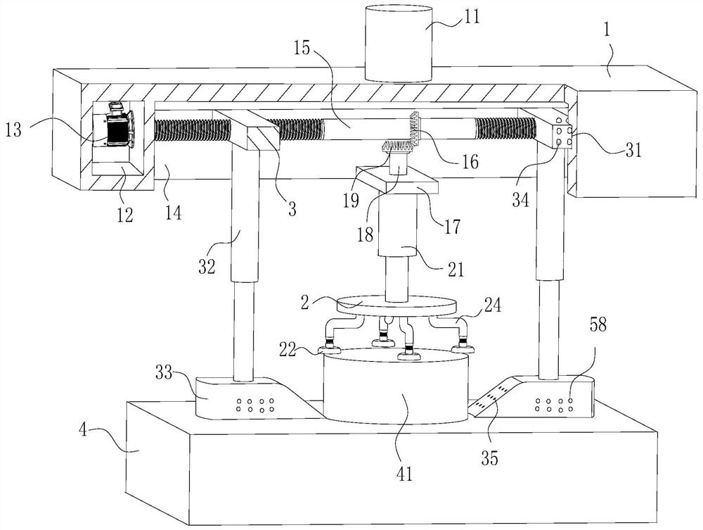 A fully automatic rubber part demoulding device