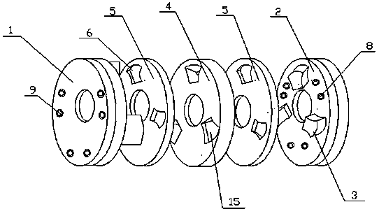 Expansion sleeve type damping coupler