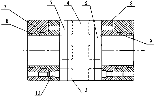 Expansion sleeve type damping coupler