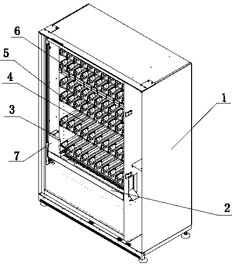 Vending mechanism of vending machine