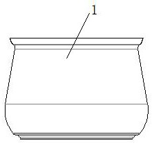 Detachable handle connecting structure of pot