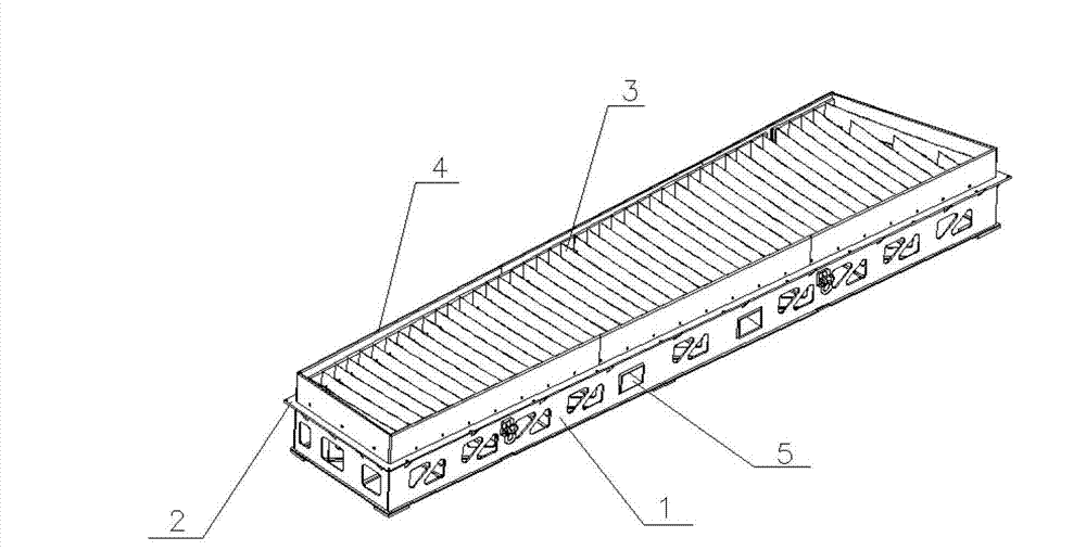 Integral panel creep aging forming tool based on autoclave