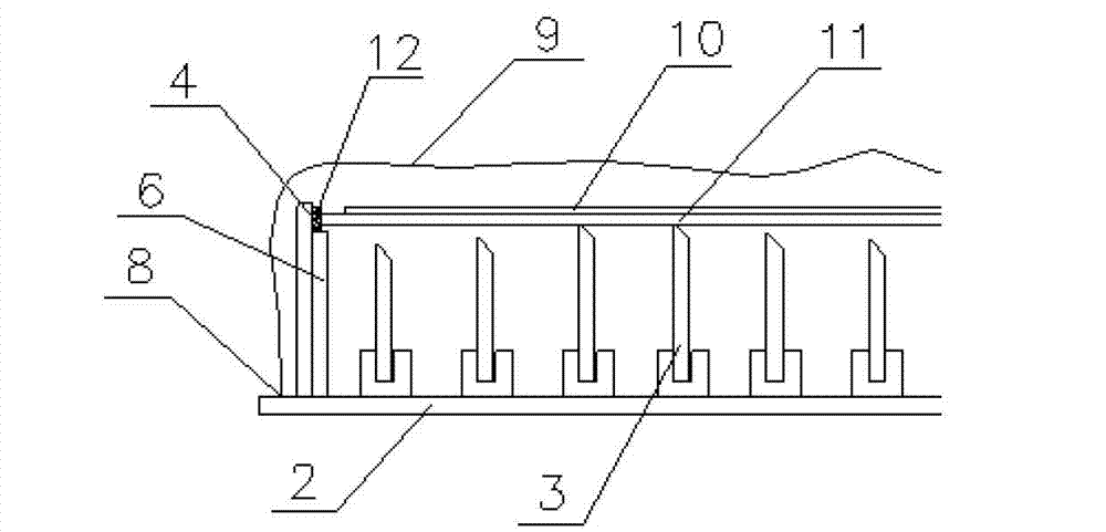 Integral panel creep aging forming tool based on autoclave