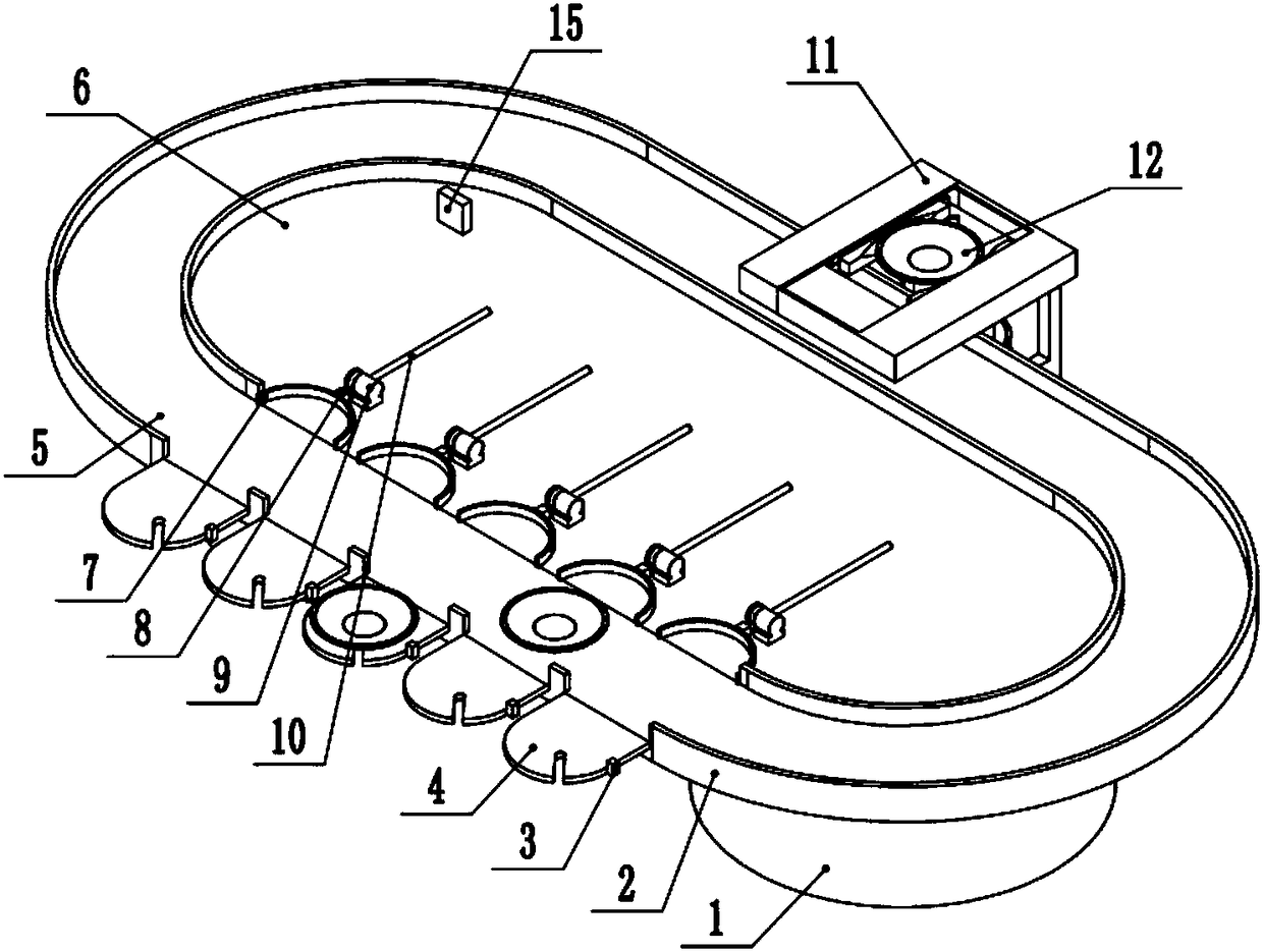 A cafeteria dish serving table