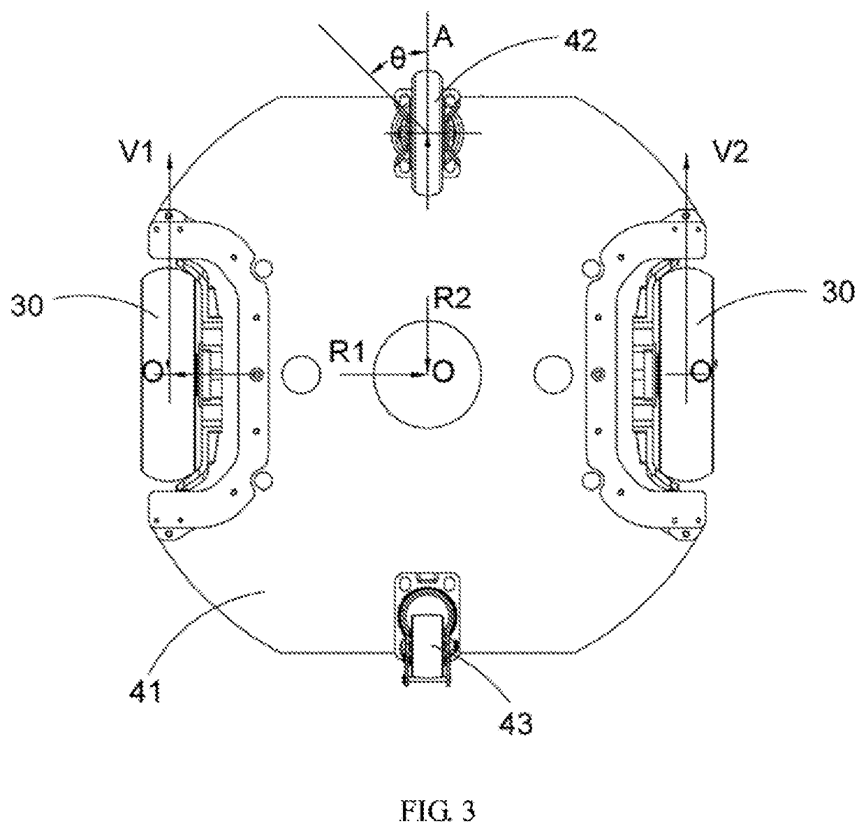 Chassis with wheels