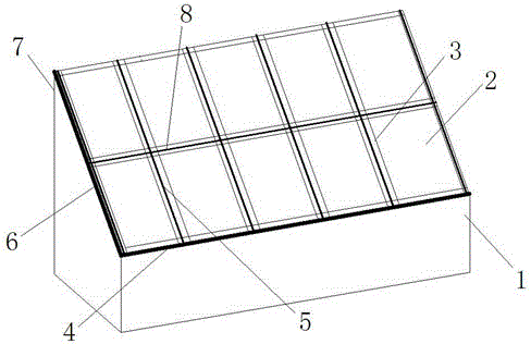 Snow removing system for photovoltaic agriculture greenhouse