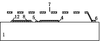 Frequency detector based on micro-mechanical silicon-based cantilever beam and detection method