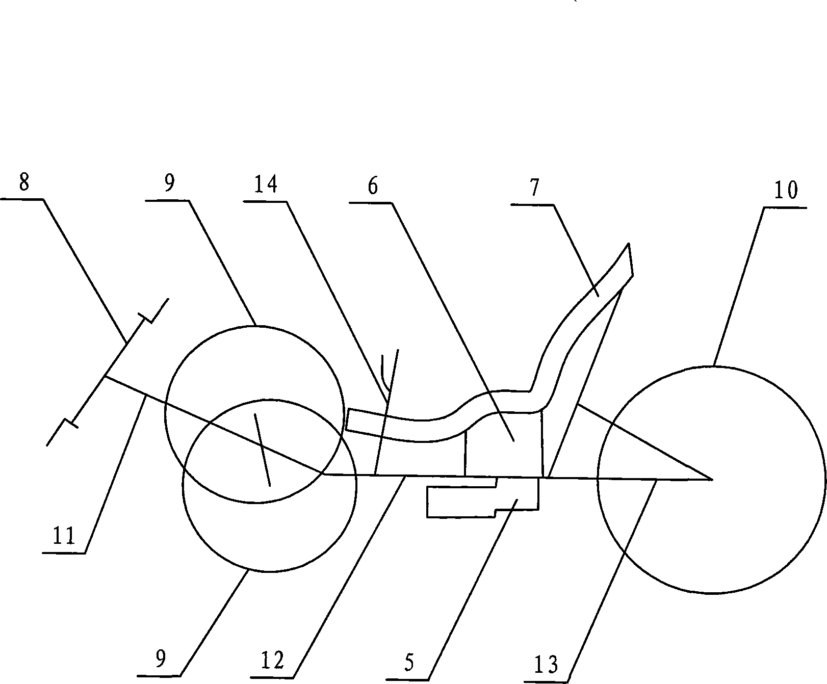 Motion training pedal cycle with multi-motion and feedback mode