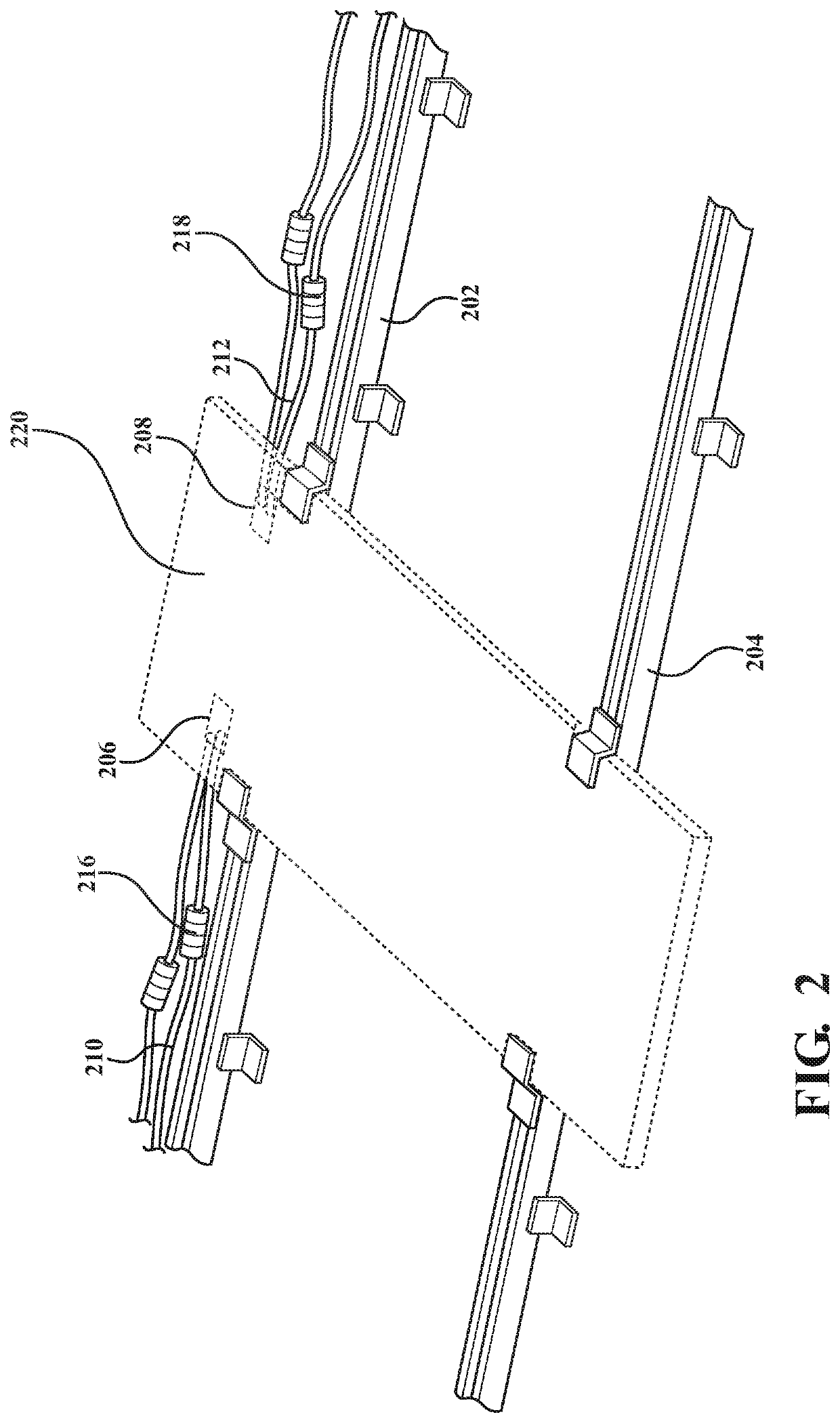 Solar panel wire management system and method