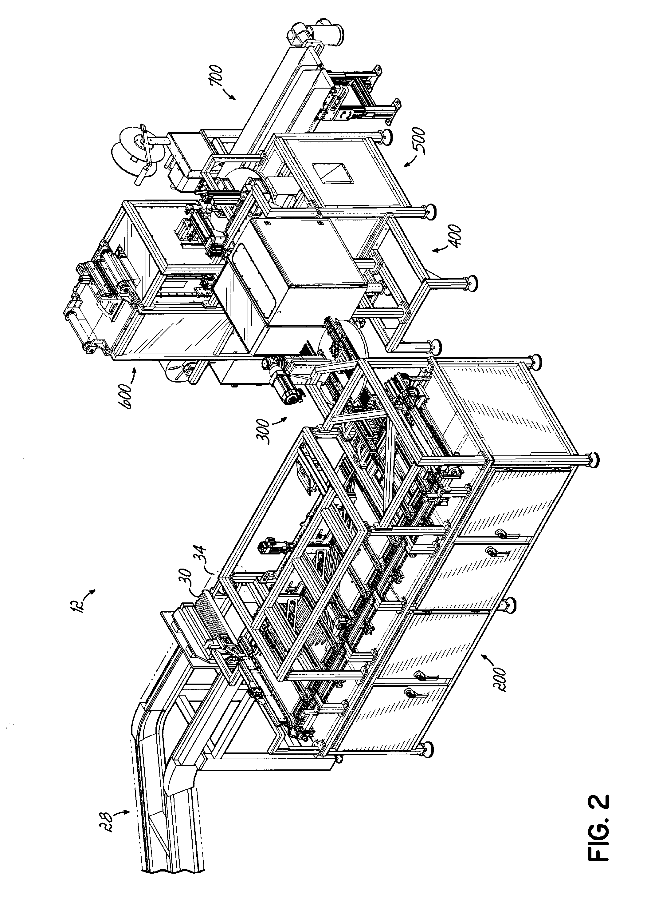 Packaging system for pharmaceutical dispenser and associated method