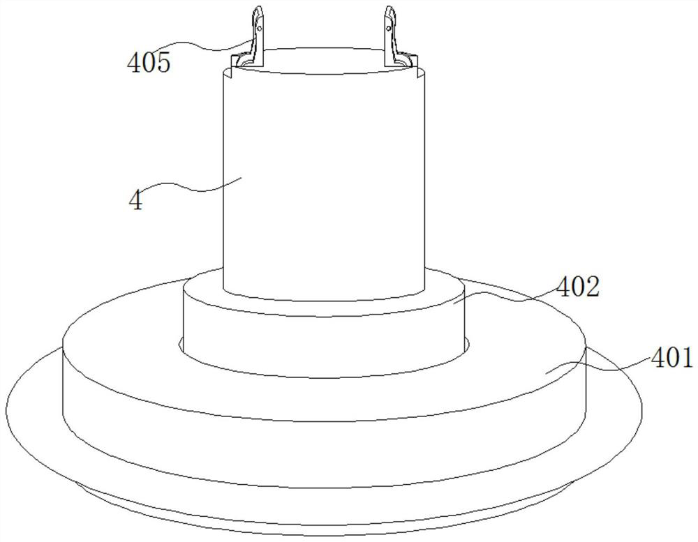 Water pump casting cleaning device