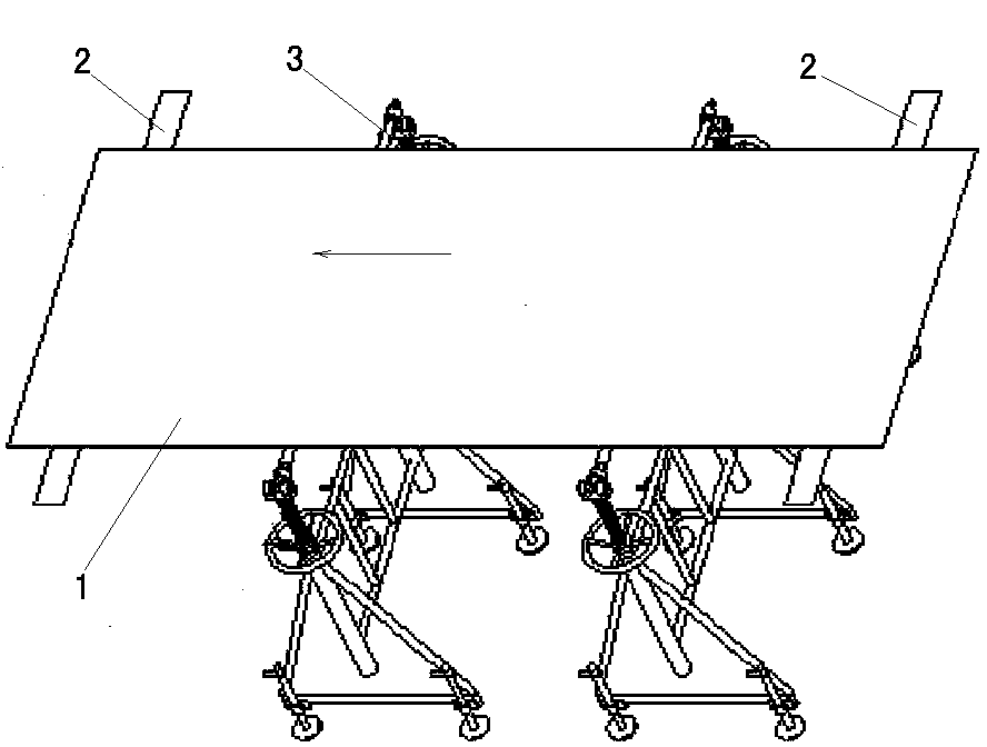 Self-adaptive skin rolling supporting structure