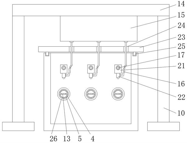 Black metal rust removal device capable of preventing rust regeneration