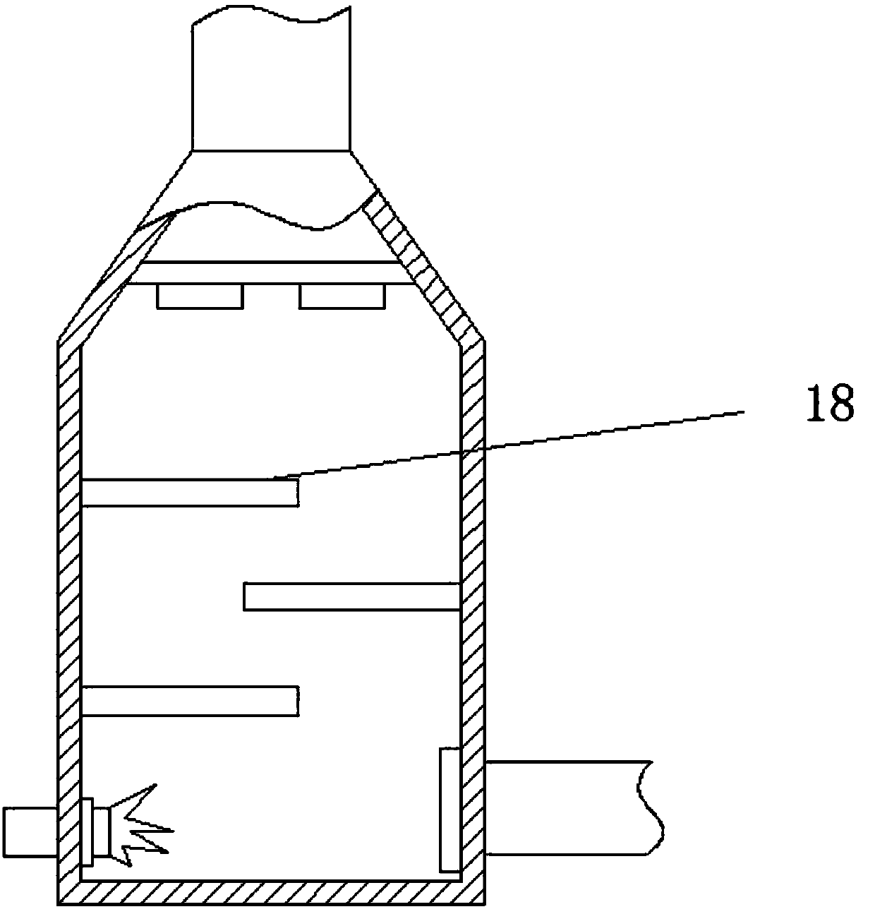 Activated carbon adsorption and desorption regeneration device for organic waste gas treatment