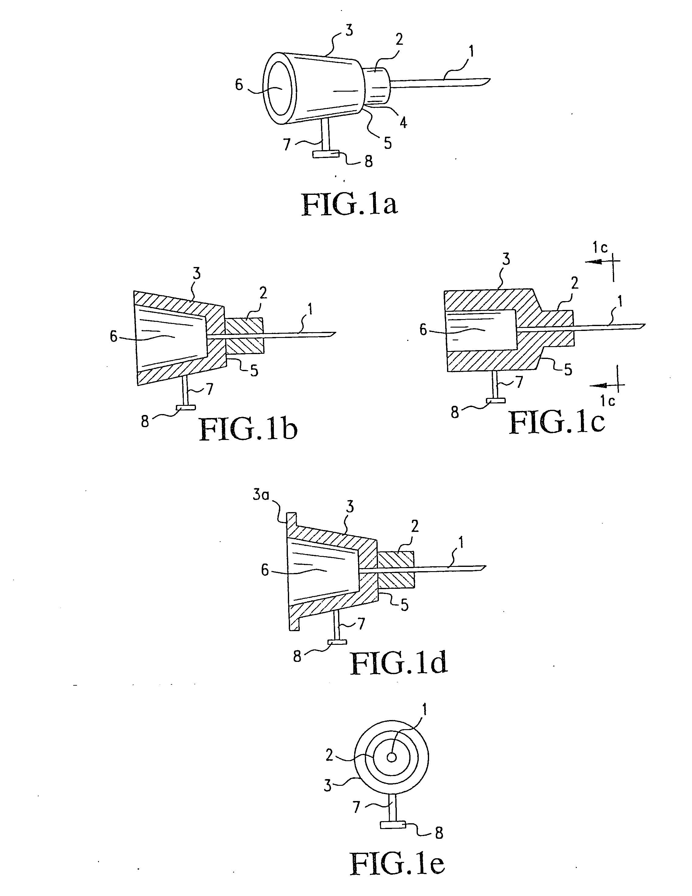 Hypodermic syringe needle assembly