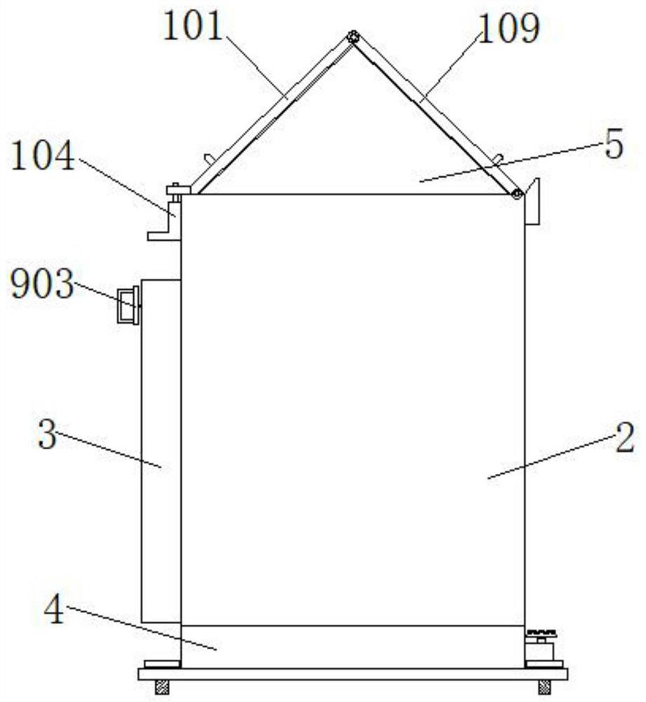 A solid-liquid separation trash can for municipal environmental protection