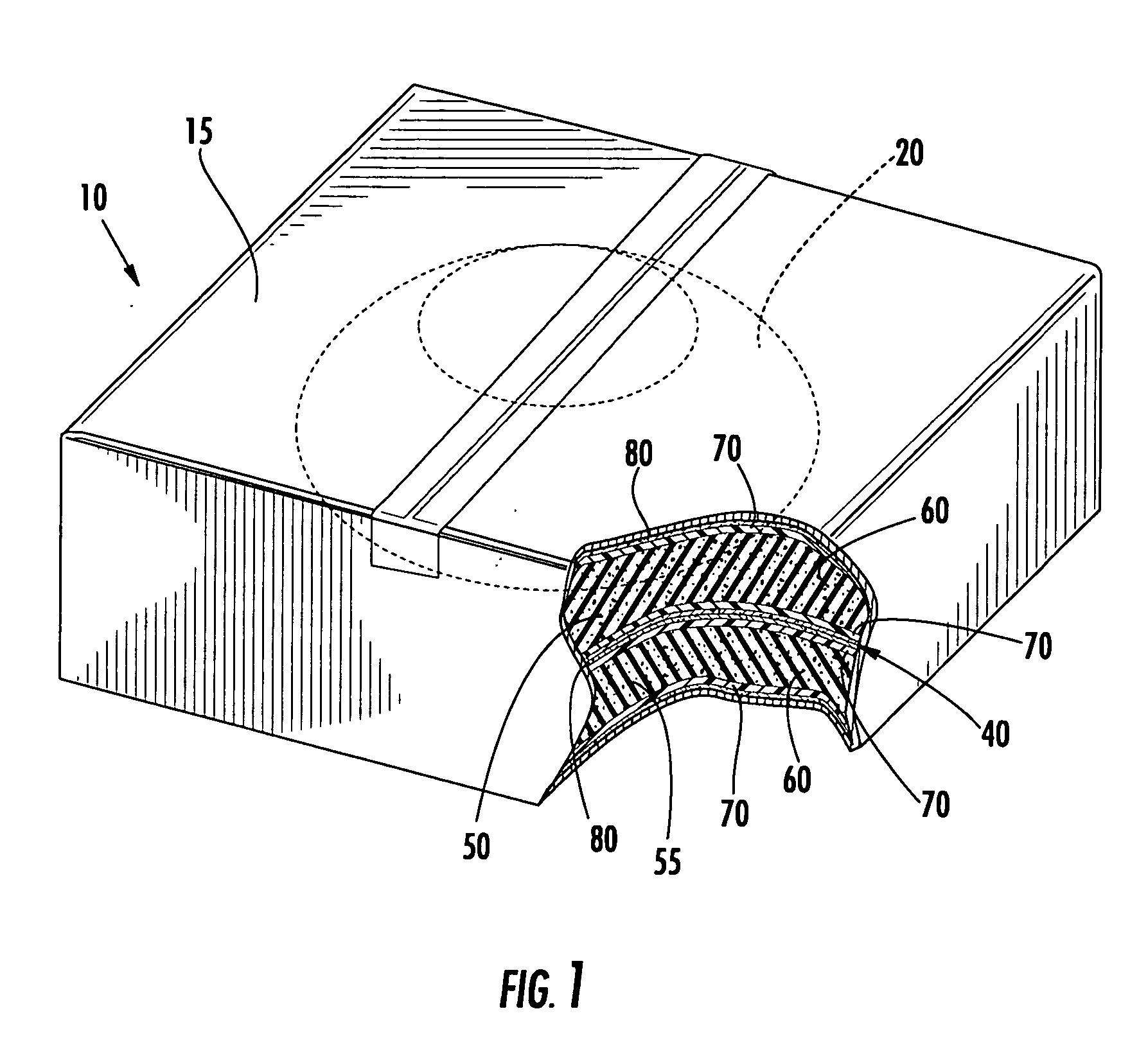 Heat resistant foam-in-bag packaging