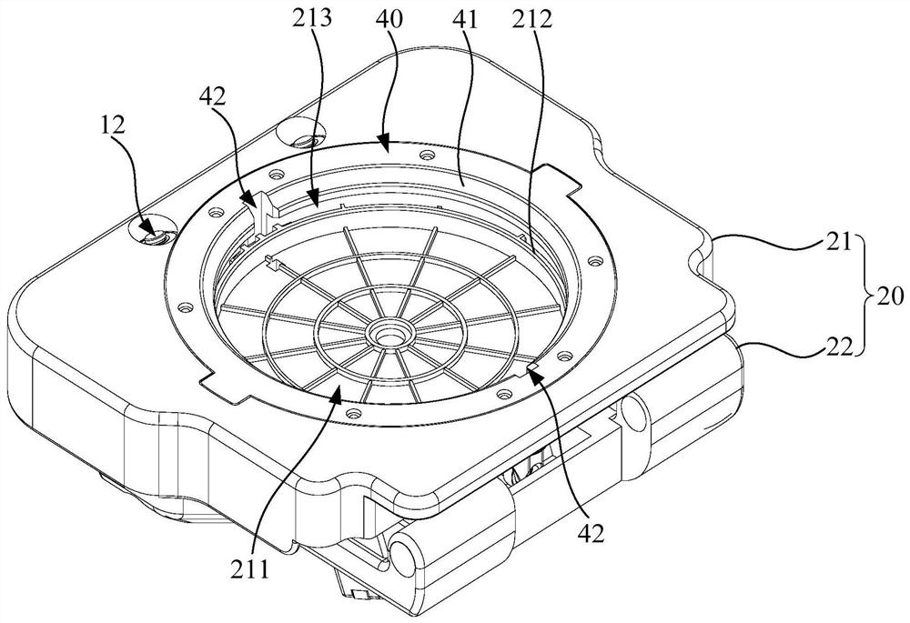 Swing device, swing seat and swing car