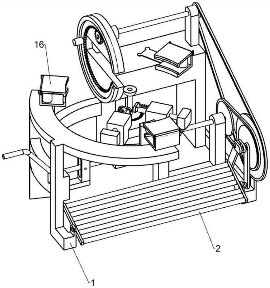 A waste wire packaging device for construction waste recycling