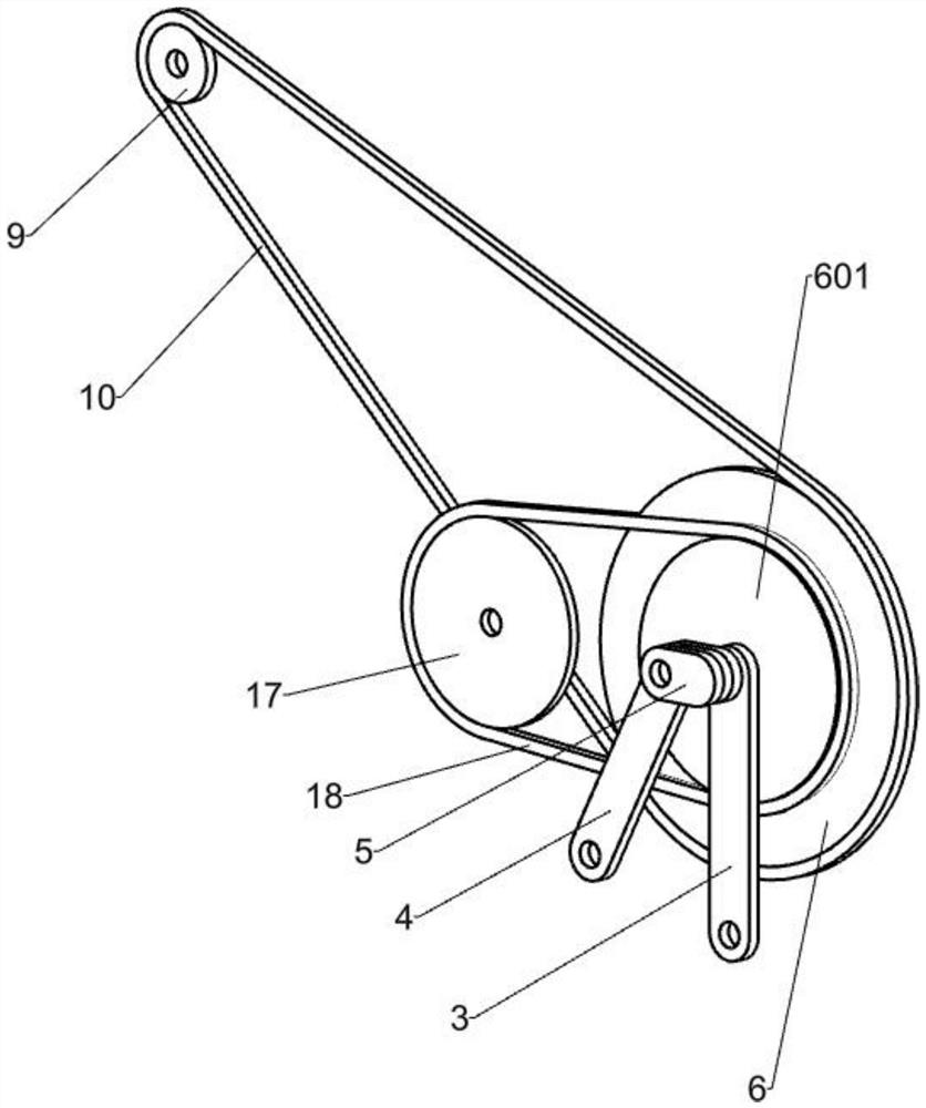 A waste wire packaging device for construction waste recycling