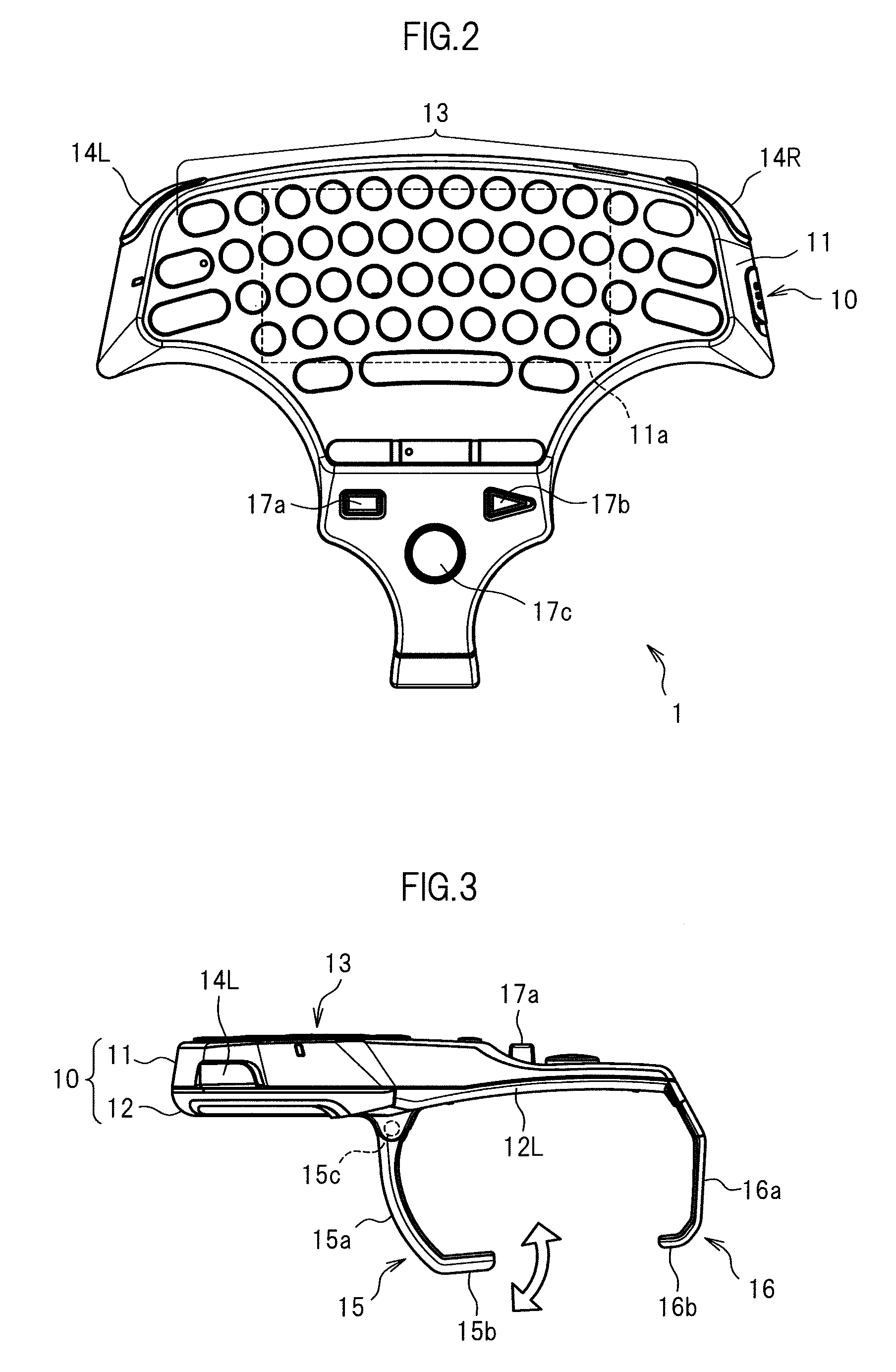 Operation input device and character input device