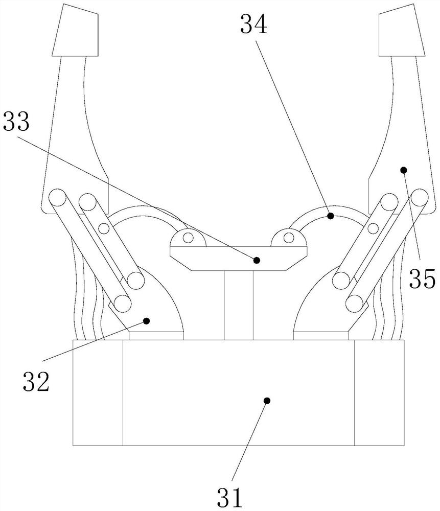 Plastic bottle plastic injection mold opening and taking manipulator