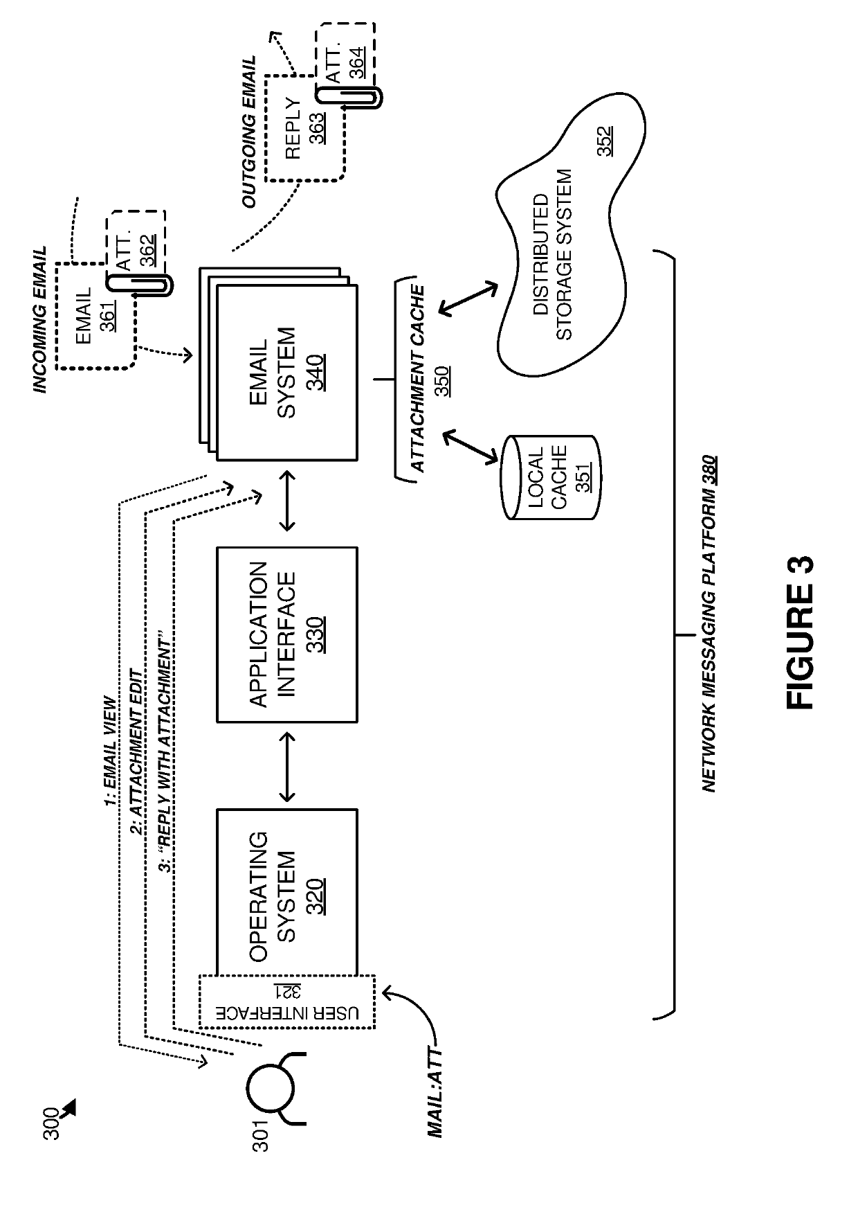 Attachment reply handling in networked messaging systems