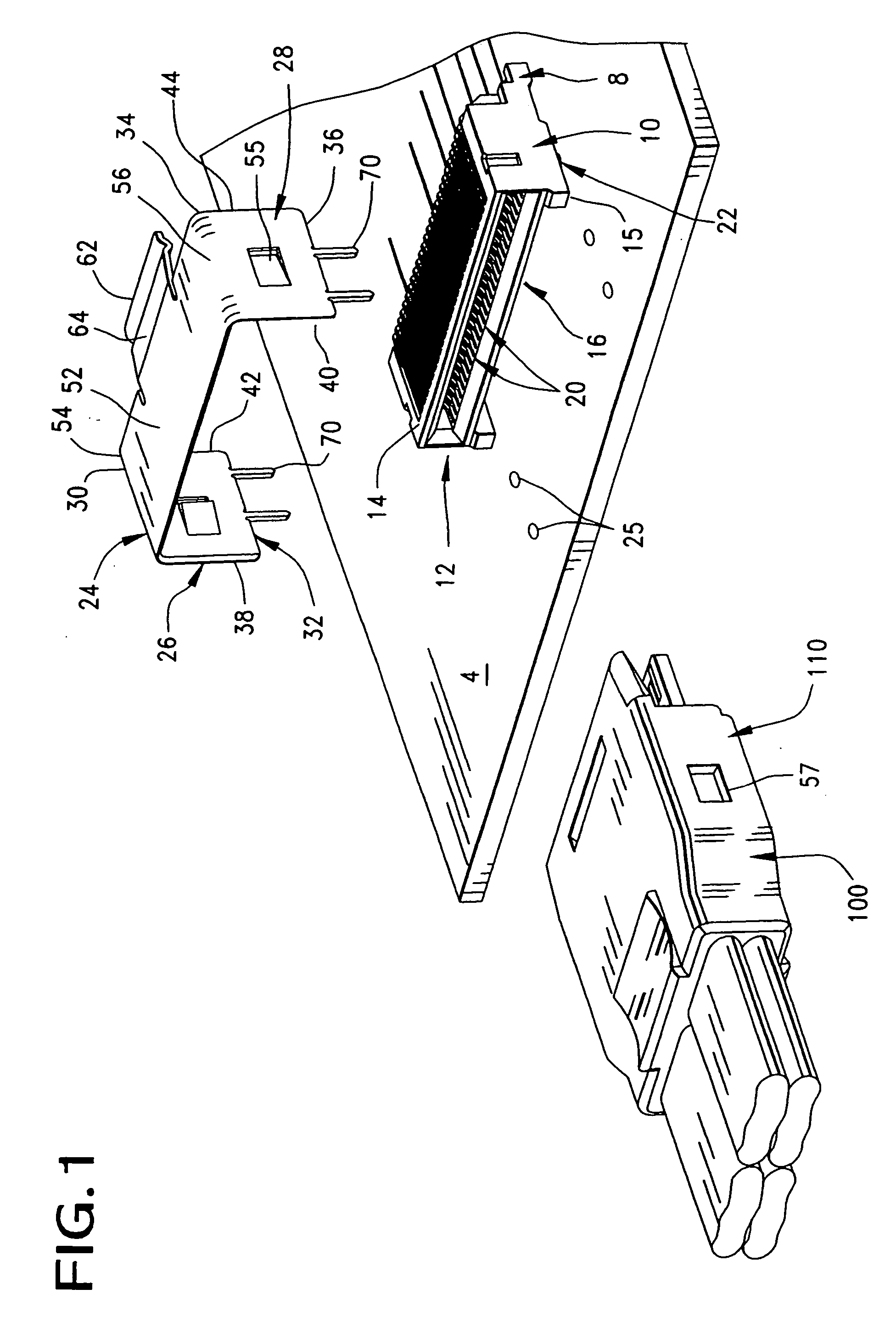 Plug connector with mating protection and alignment means