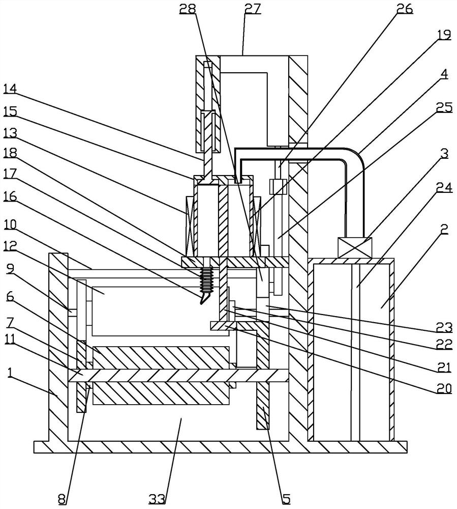 A double-layer fabric composite processing device