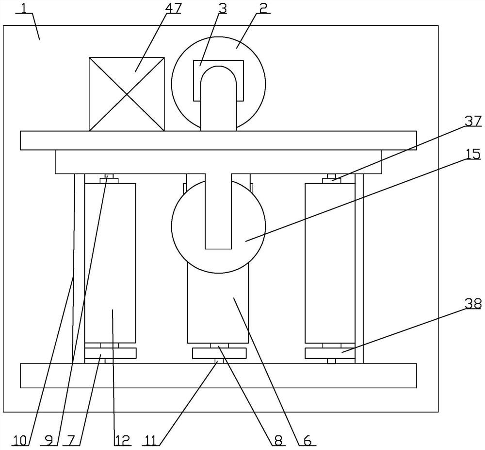 A double-layer fabric composite processing device