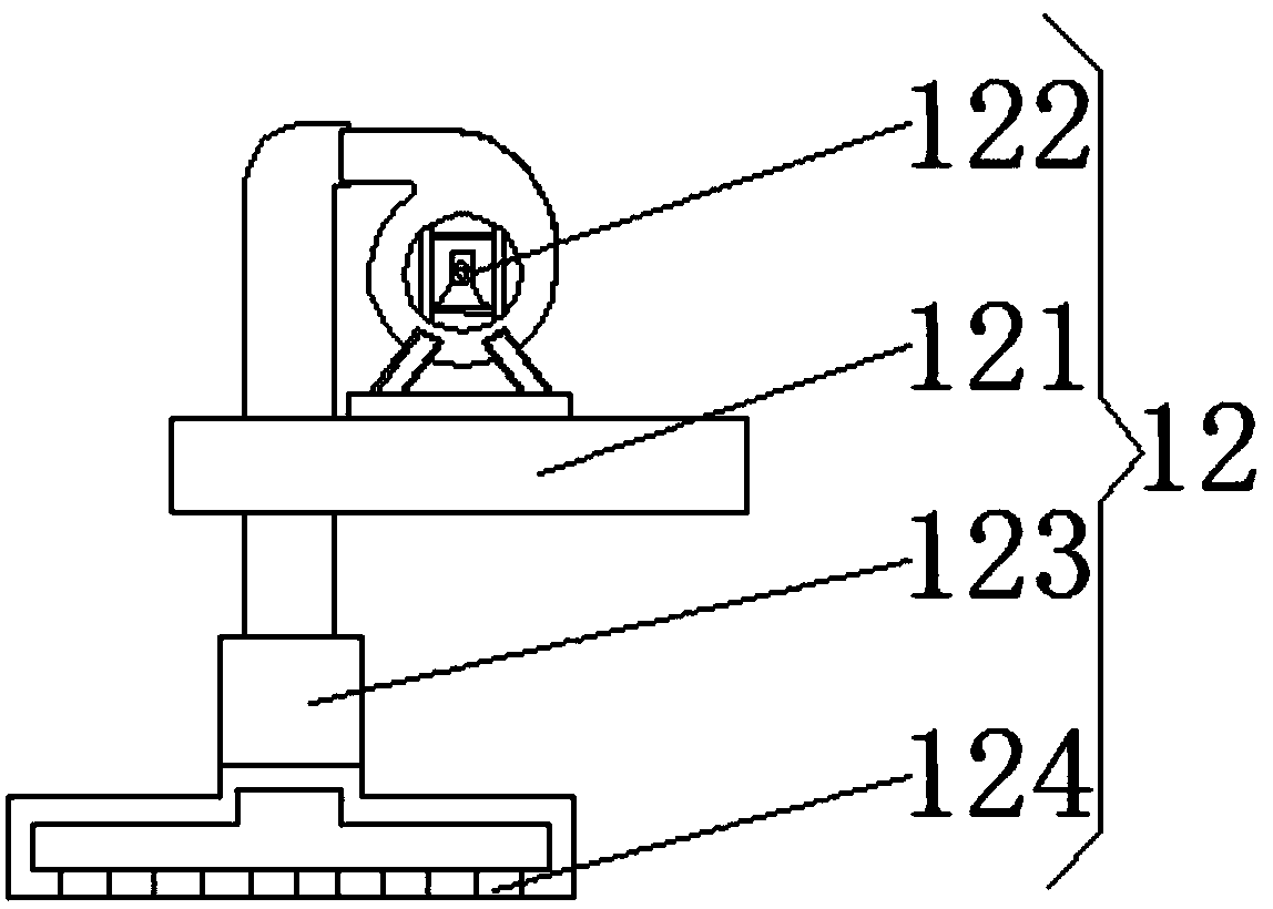 Tempering furnace specially used for producing cambered surface glass