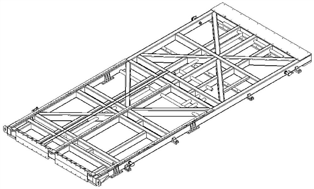 High-precision attitude adjustment equipment for thin-wall cabin of large spacecraft