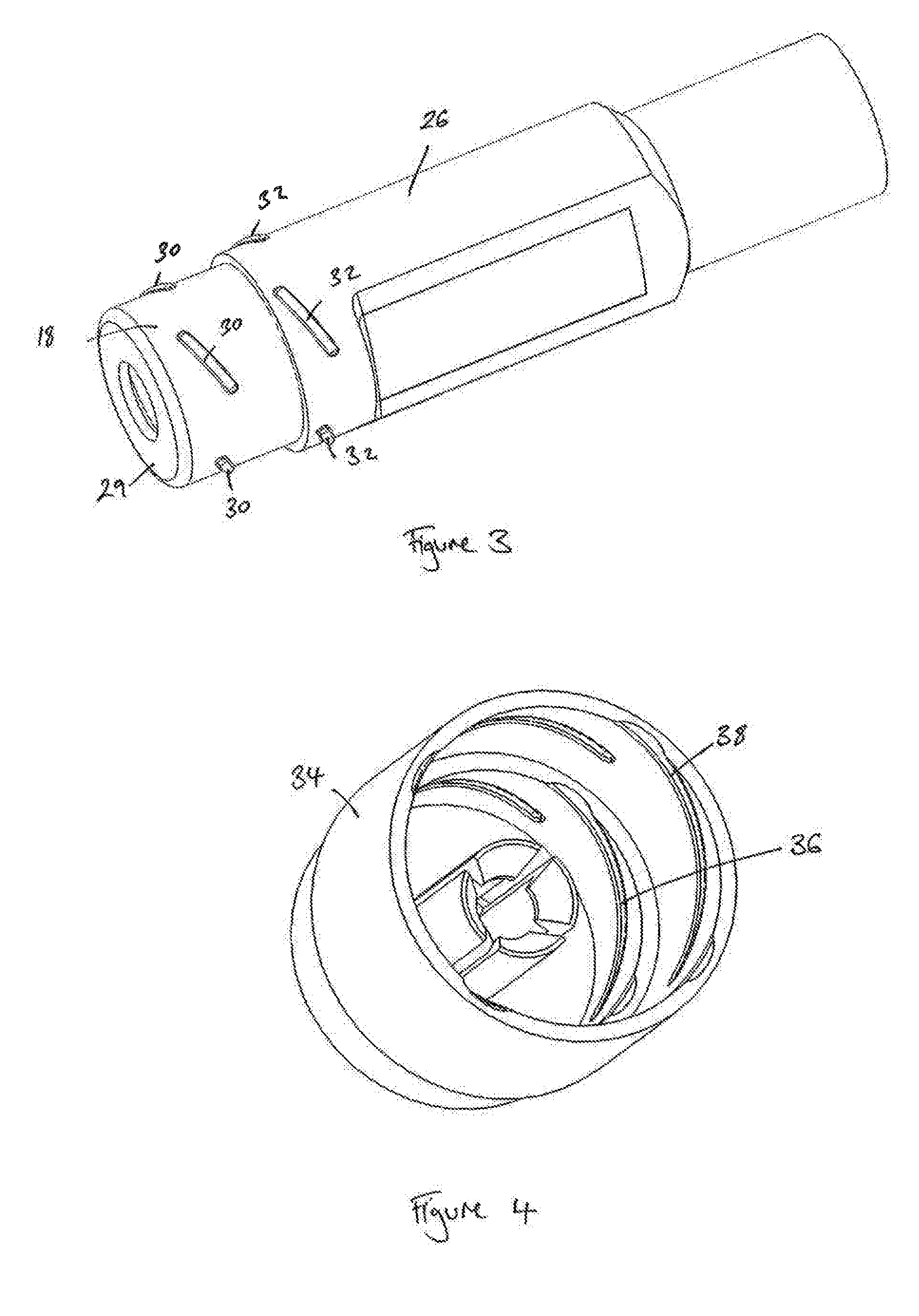 Injector device with mechanism for preventing accidental activation