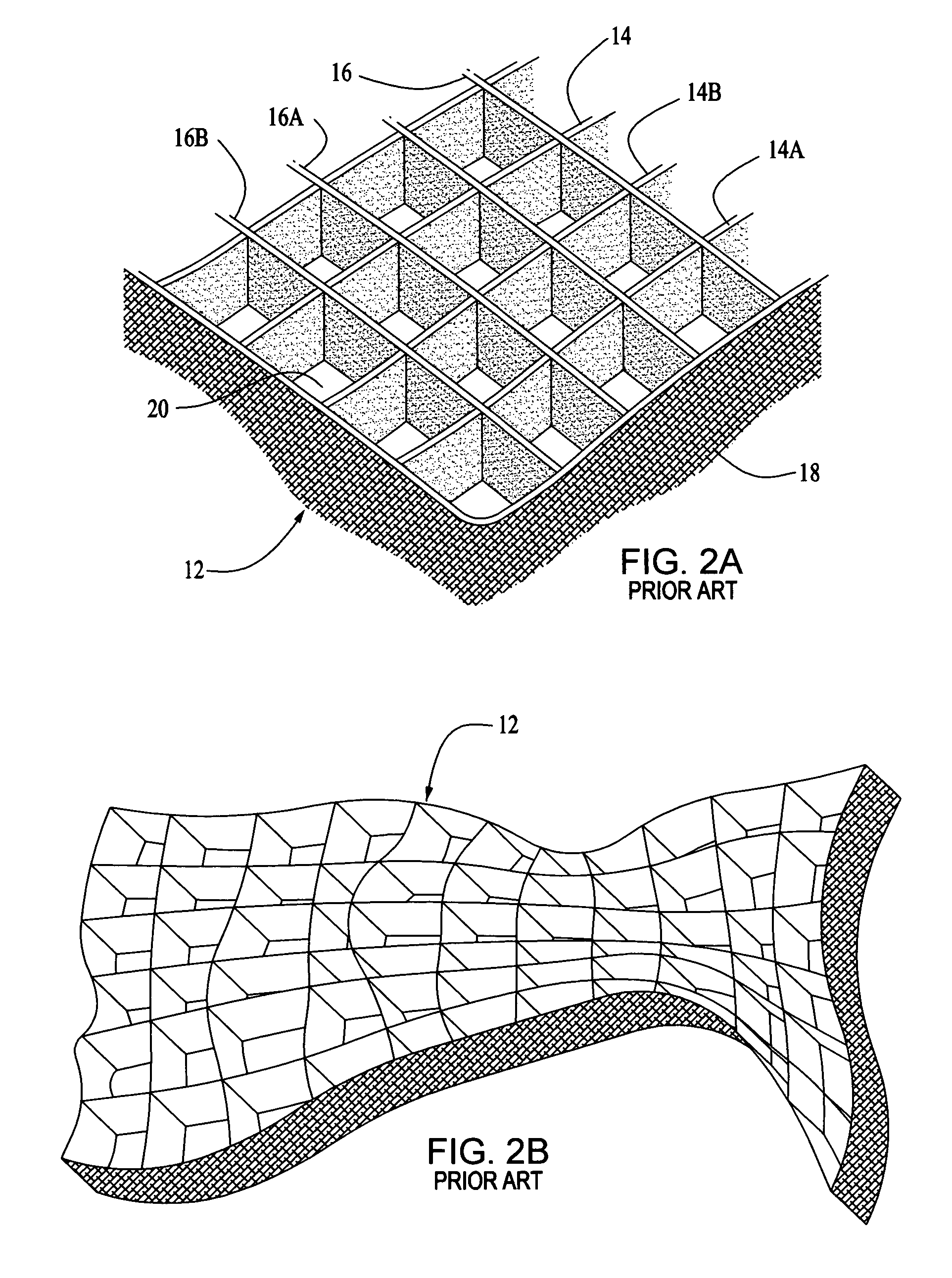 Curved flexible light control grids with rigid framework