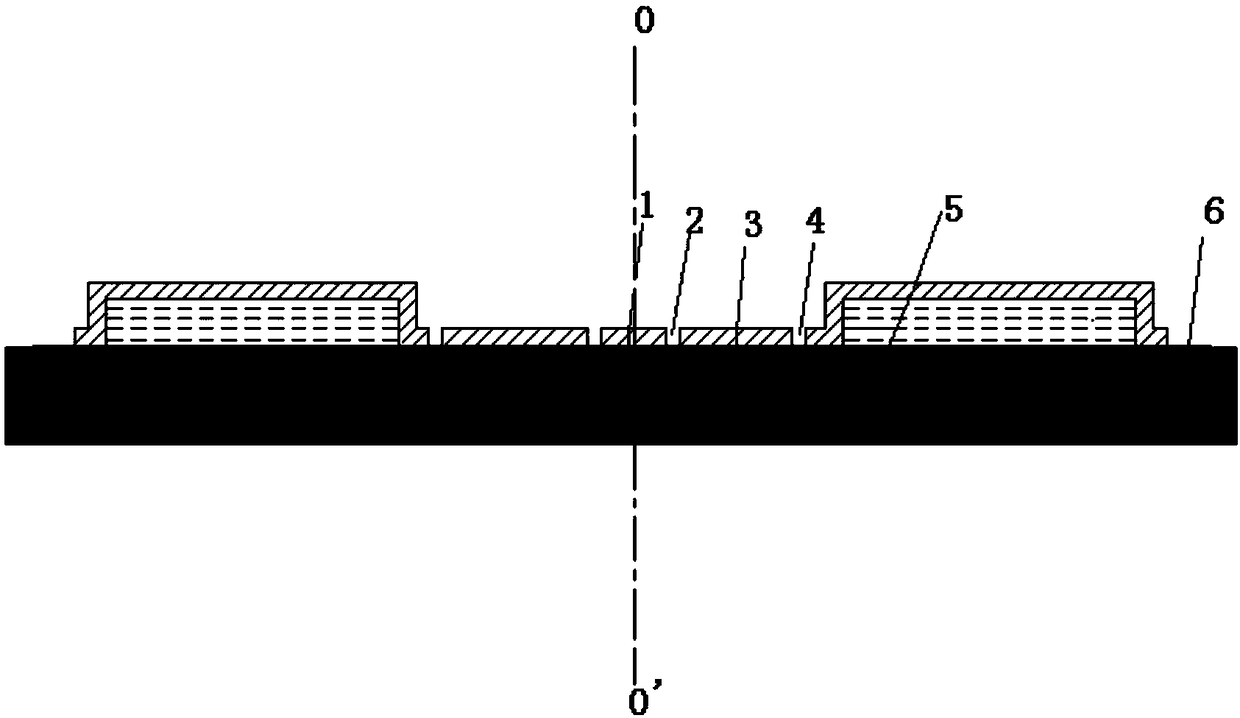 Mask plate high-precision shielding semiconductor chip gate pattern vacuum coating film processing technology