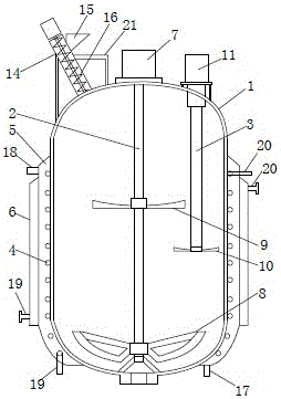 Stirring tank for coating production