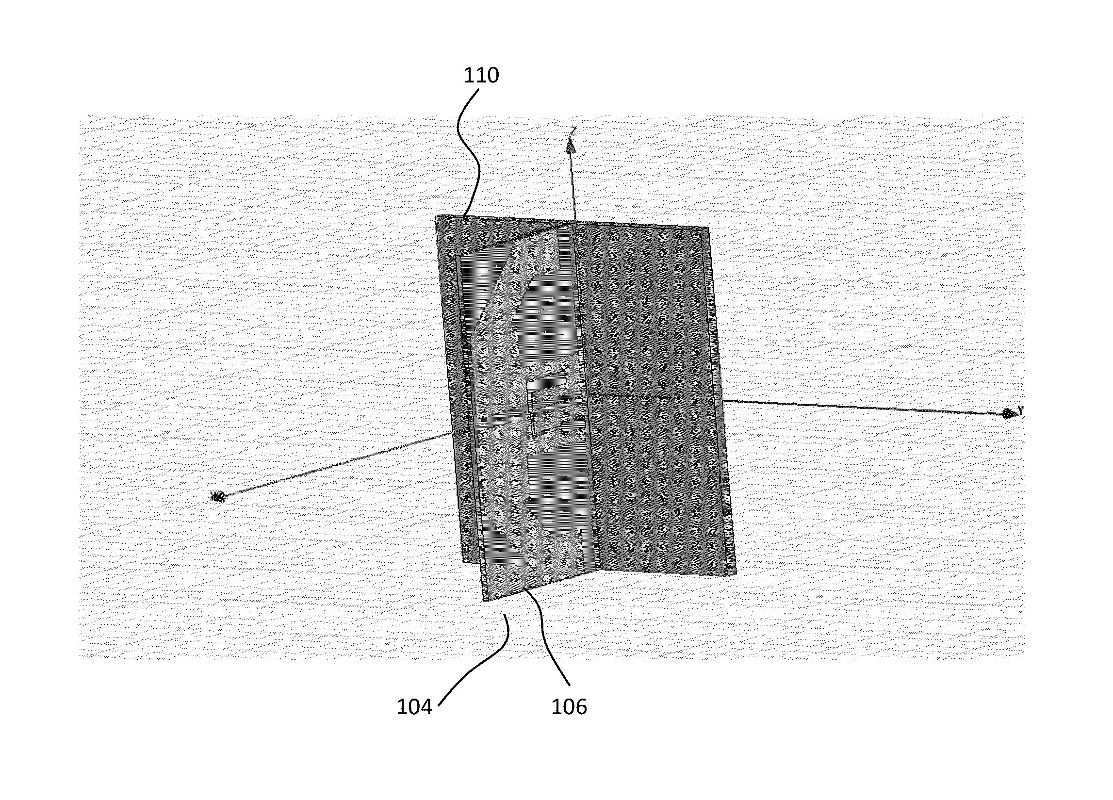 Antenna system providing simultaneously identical main beam radiation characteristics for independent polarizations