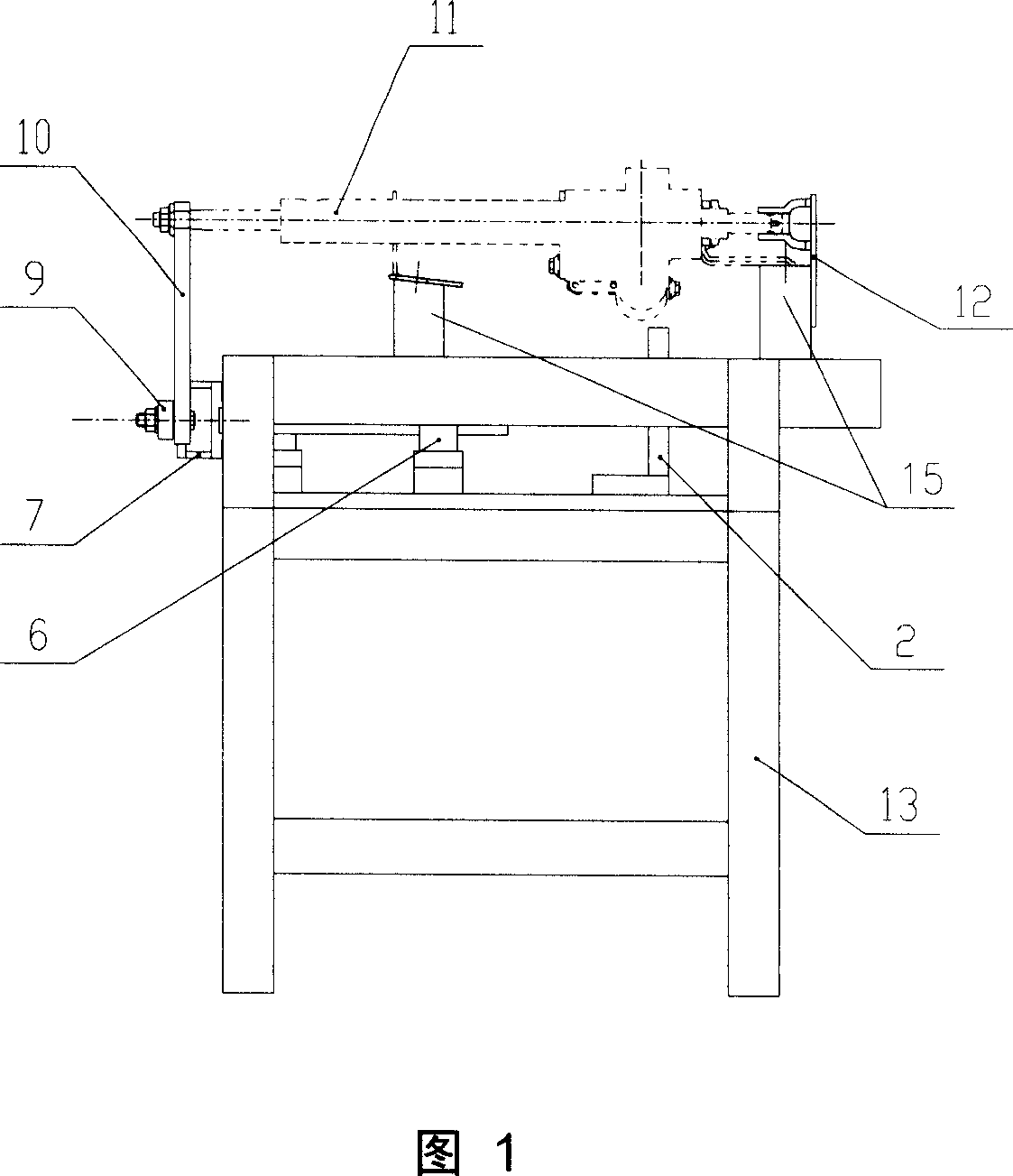 Automobile pipe column type electric power steering gear torsional fatigue test platform and test method