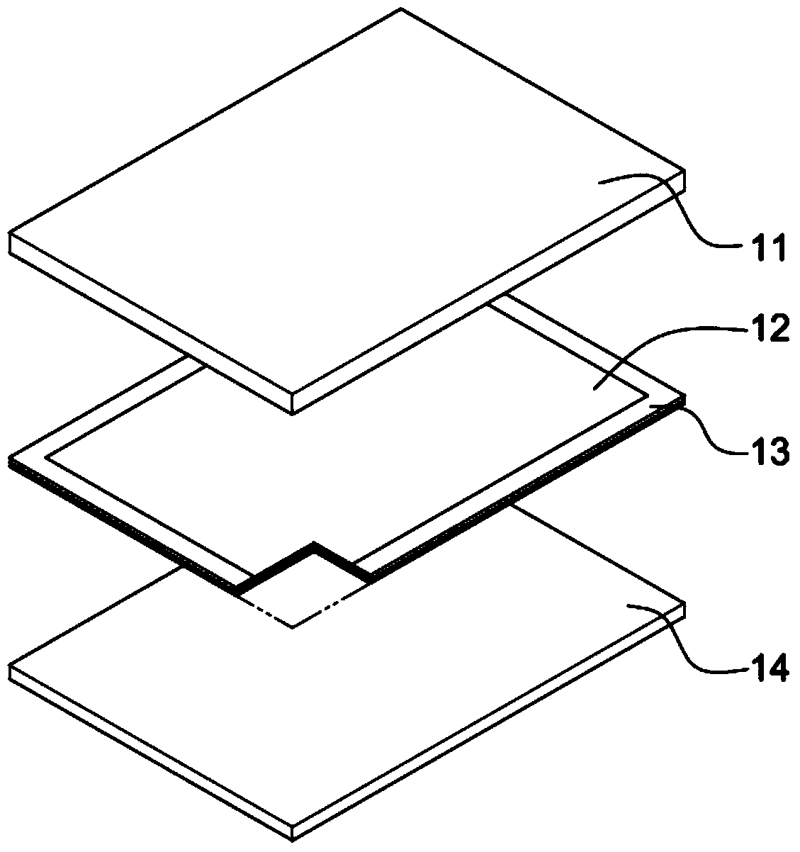 A light curable frame glue material composition