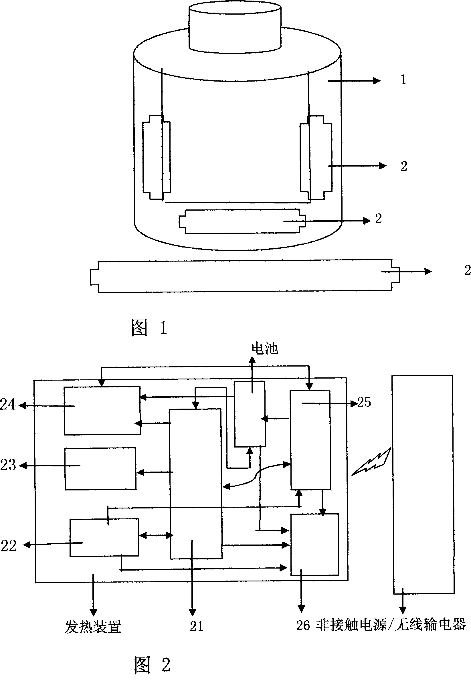 Heat-generating system and its use