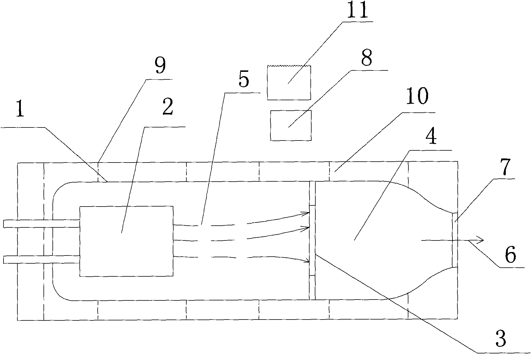 Multi-target material X light tube