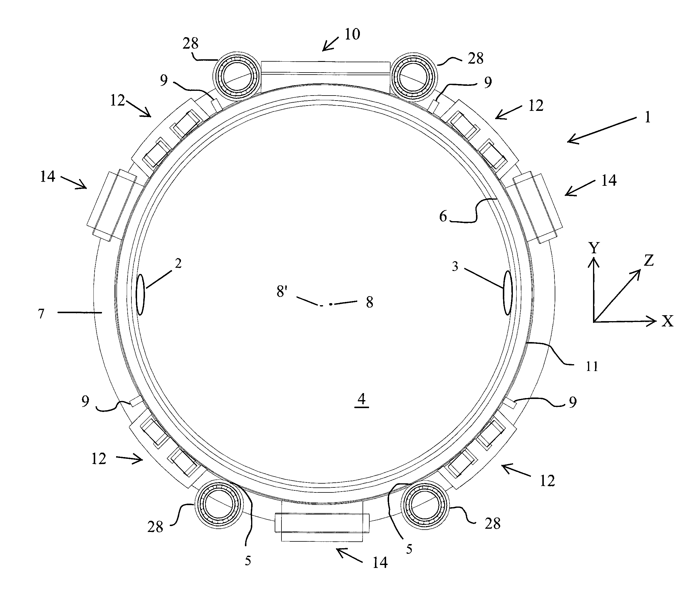 Diagnostic scanning apparatus