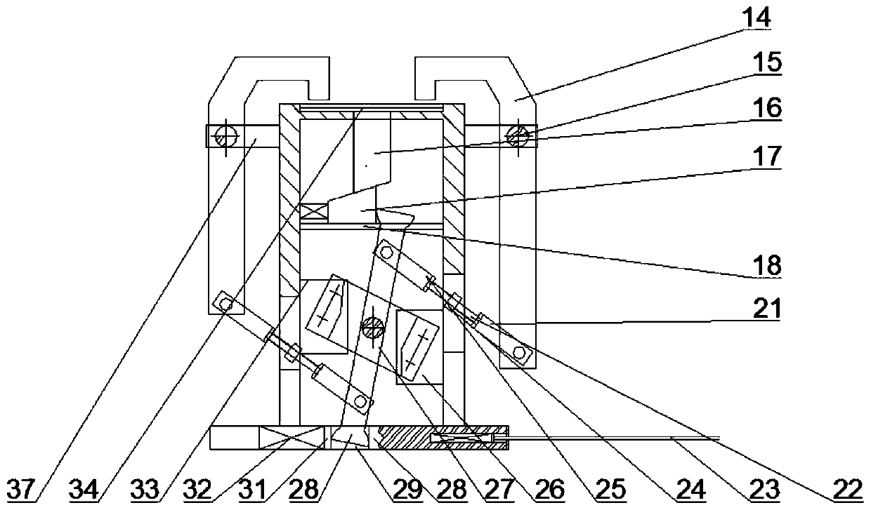 A laser shock pressure welding automatic clamping and picking device and method thereof