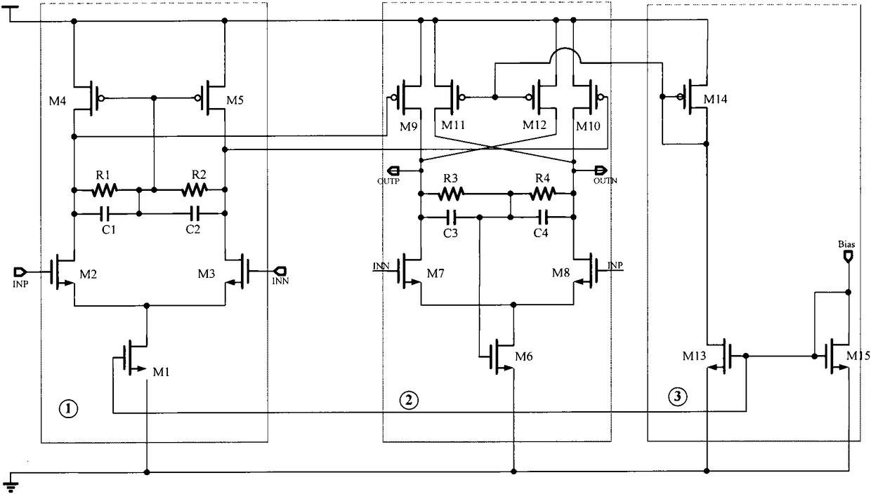 A Low Power Wideband Fully Differential Operational Amplifier