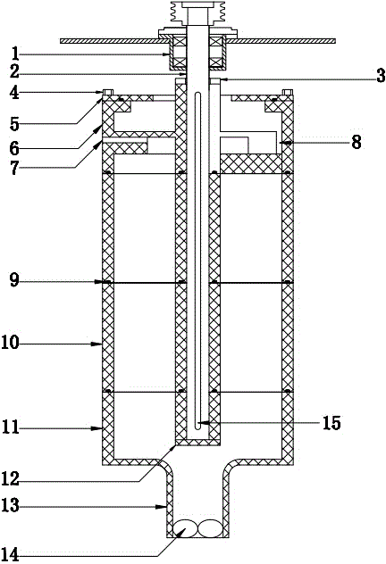 Centrifugal extraction machine drum resistant to strong acid corrosion